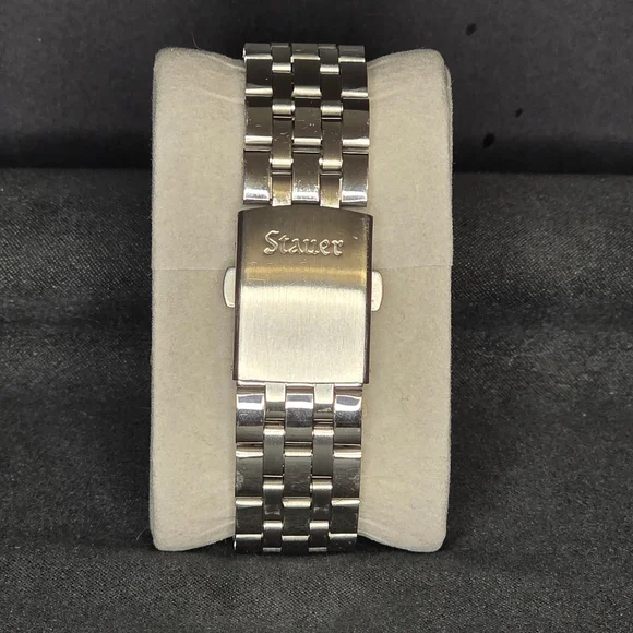 Stauer Jet Setter men's Chronograph Stainless Steel Date - Picture 4 of 5